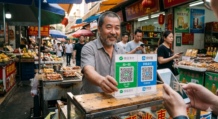 QR code for groceries